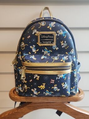 Walt Disney World 50th Anniversary Mickey and Friends Loungefly Backpack
